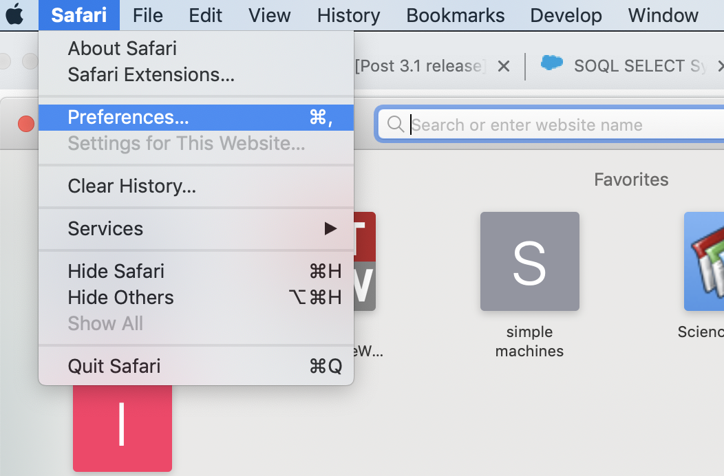 open safari with automator