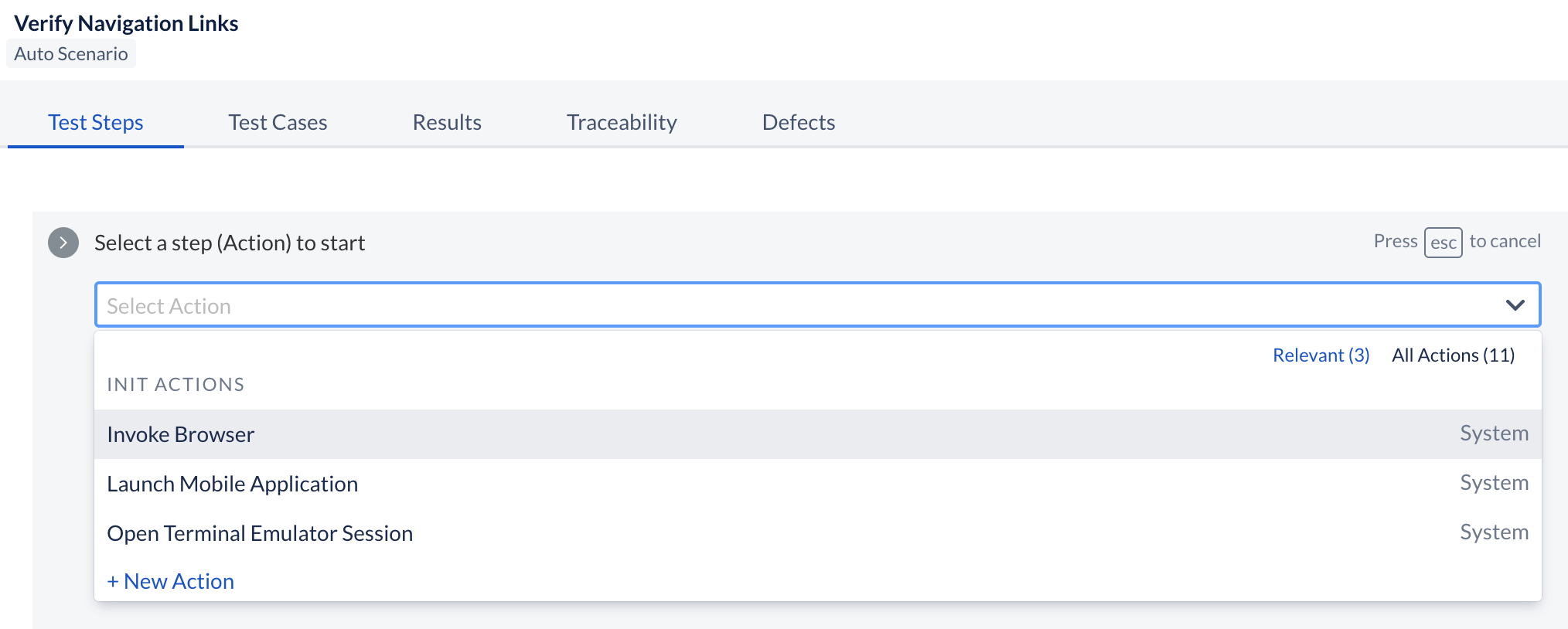ACCELQ_Scenario_Init_Step.png